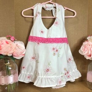 NEW Park Bench Kids Halter Embroidery Top 2
